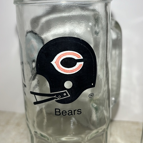 Vintage Set of 3 "Chicago Bears" Beer Mugs / Fisher Peanut Jars - Picture 4 of 9